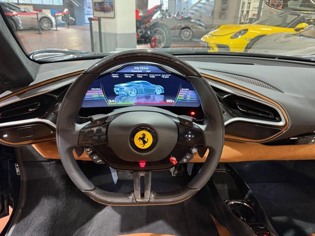 FERRARI 296 GTS Blu Pozzi -FULL CARBON-Lifting-Daytona
