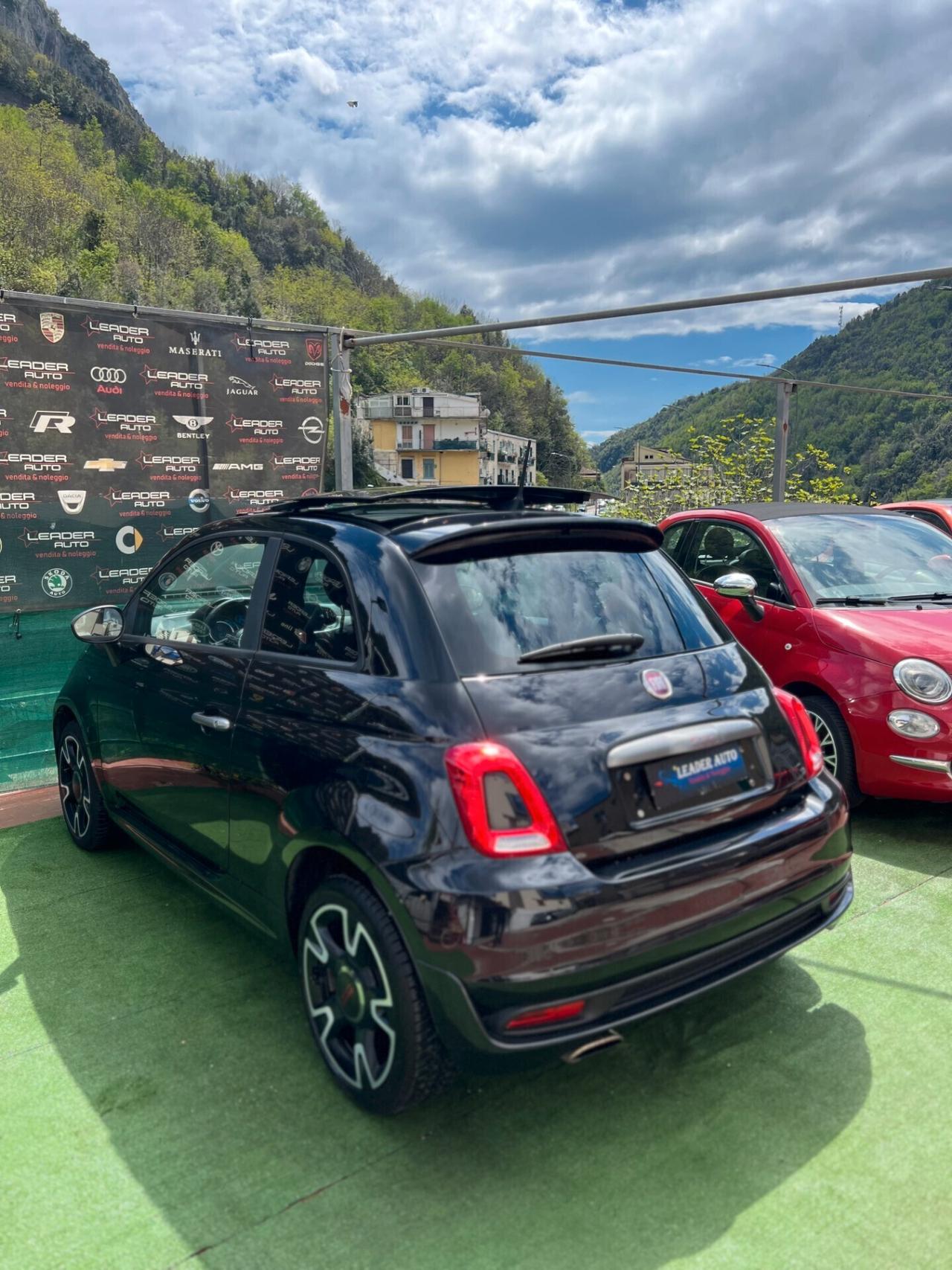 Fiat 500 "S" 1.2 69cv TETTO APRIBILE - MISTO PELLE