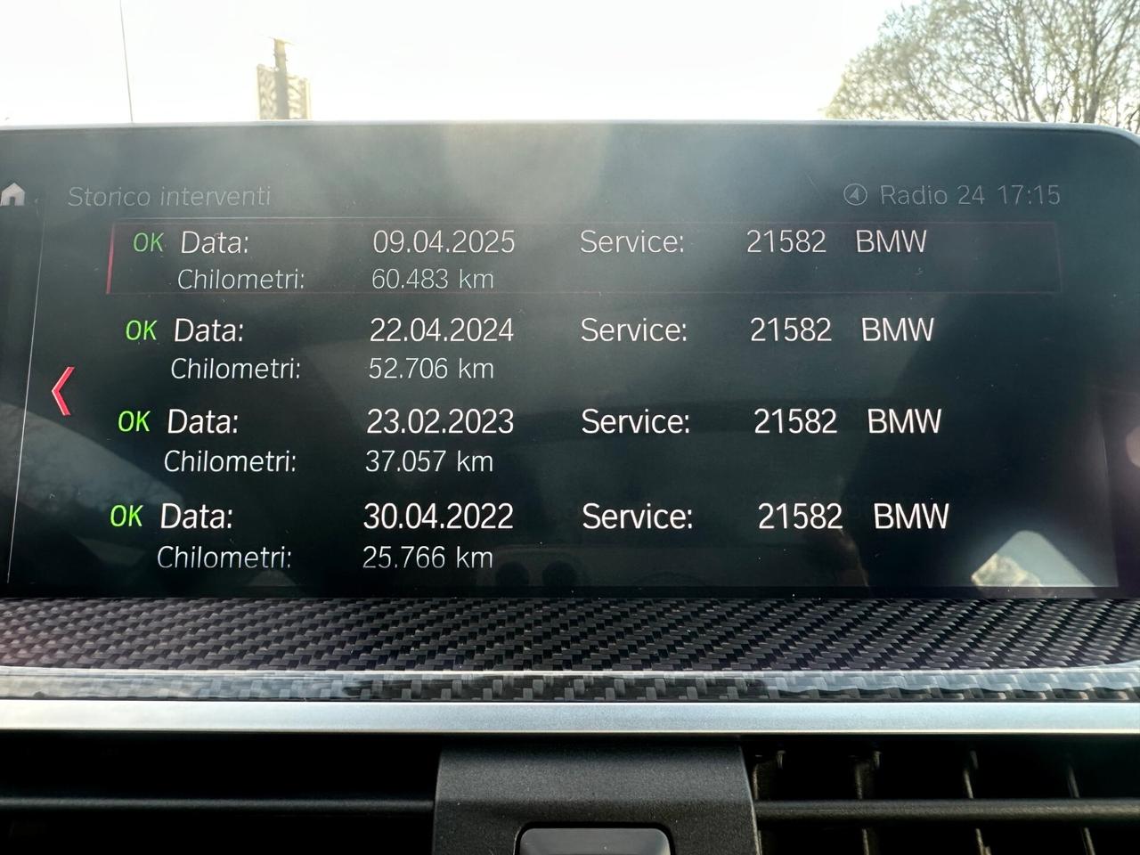 Bmw X3 M Competition Premium Selection Individual Series H/K Safety Permute Rate Garanzia