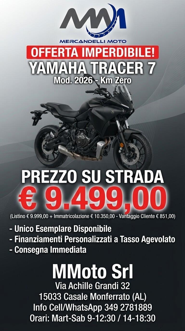 Yamaha Tracer 7 STD 2026 KM ZERO