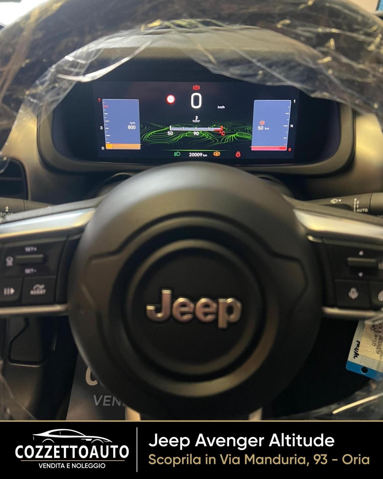 Jeep Avenger 1.2 100 CV Altitude garanzia Jeep