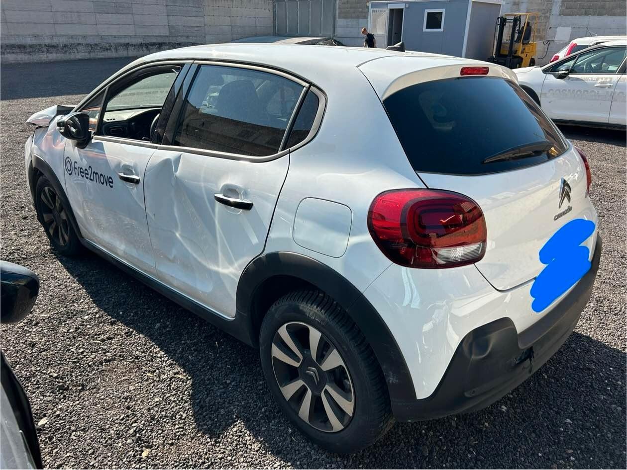 Citroen C3 PureTech 100 S&S Max sinistrata incidentata