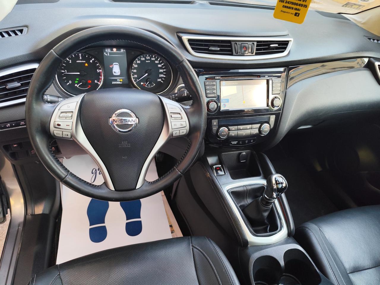 Nissan Qashqai 1.5 dCi 110CV Tekna TETTO NAVI