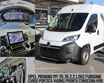 Opel Movano 35 2.2 NAVY SENSORI CAMERA POST. VIRT. COCKPIT PM-TM PORTATA 1400KG