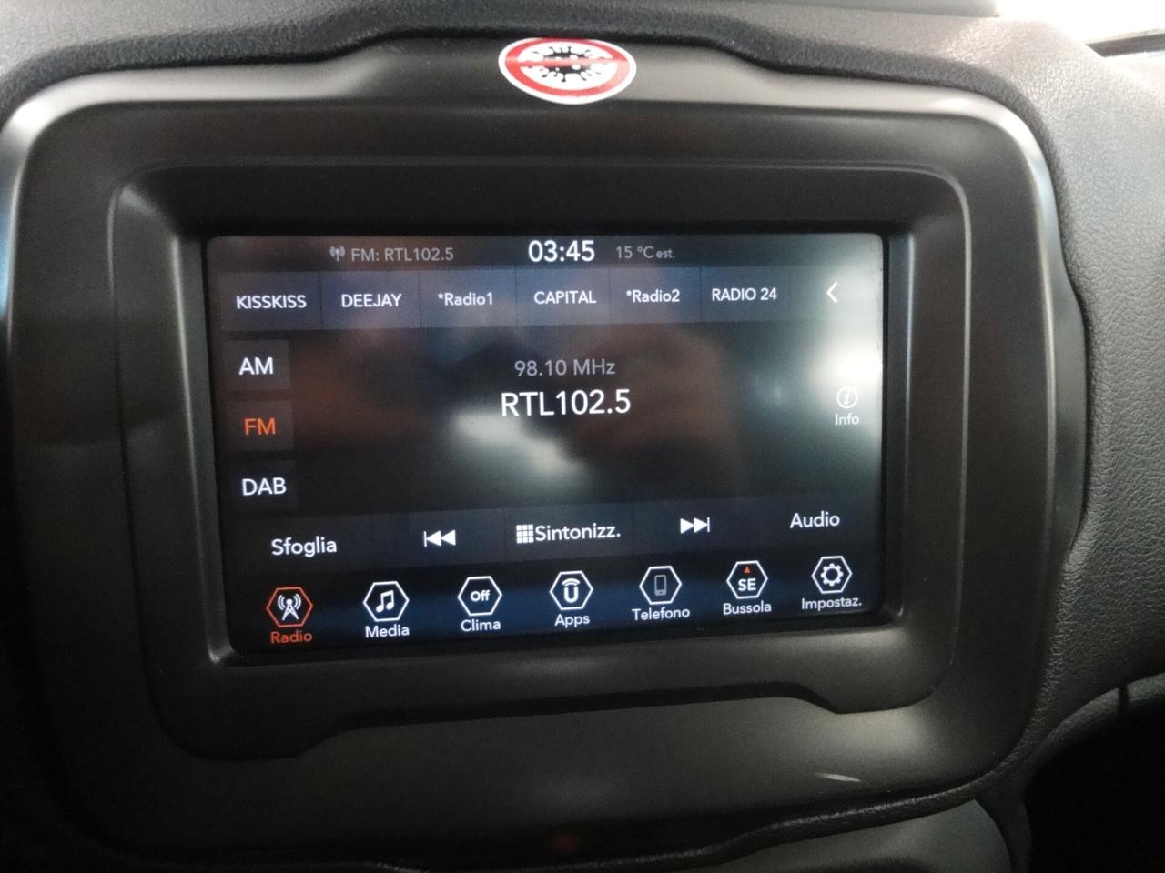 Jeep Renegade 1.6 Mjt 120 CV Limited - Fari LED