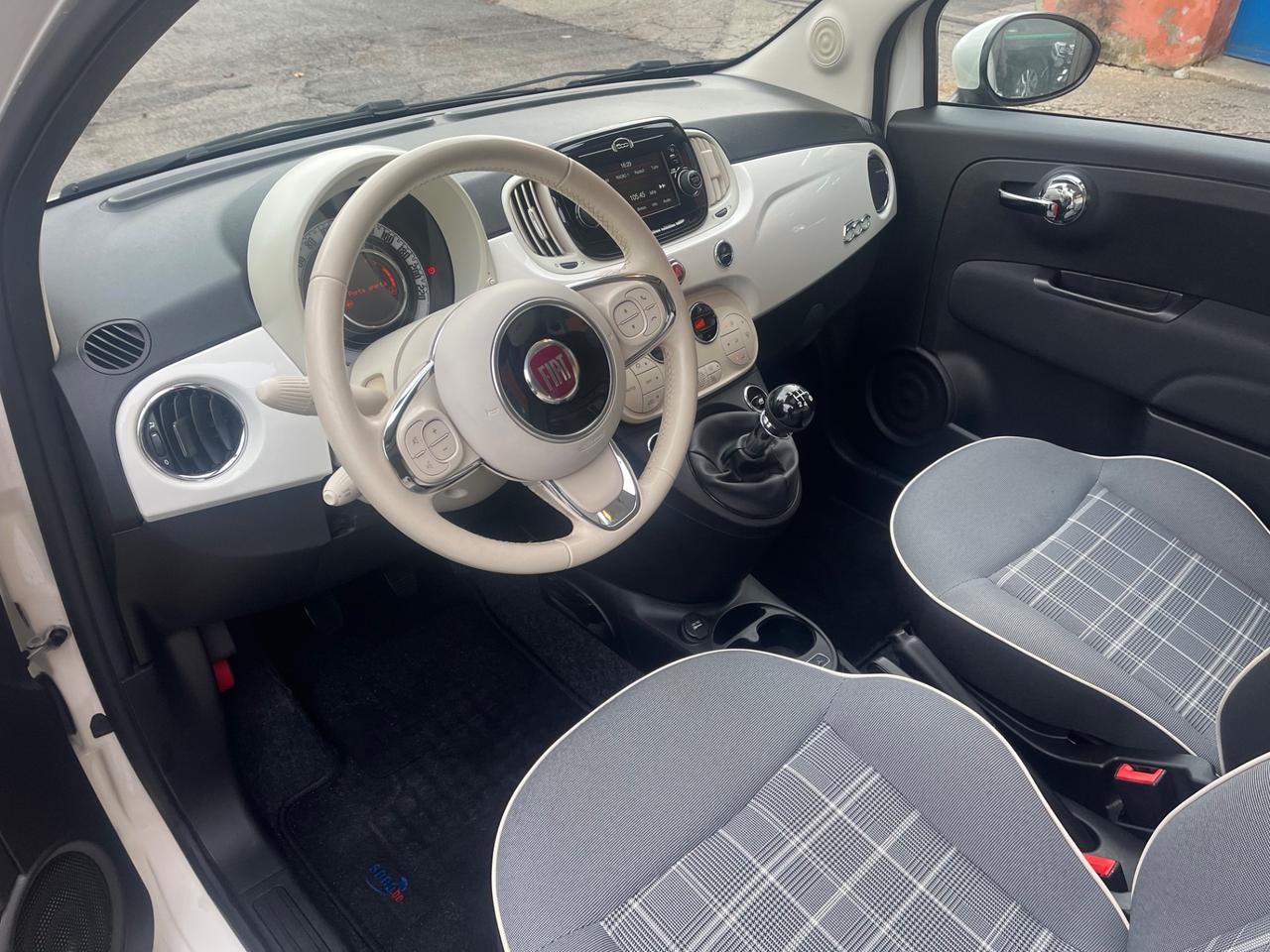 Fiat 500 1.2 Lounge-Km69500-tetto apribile