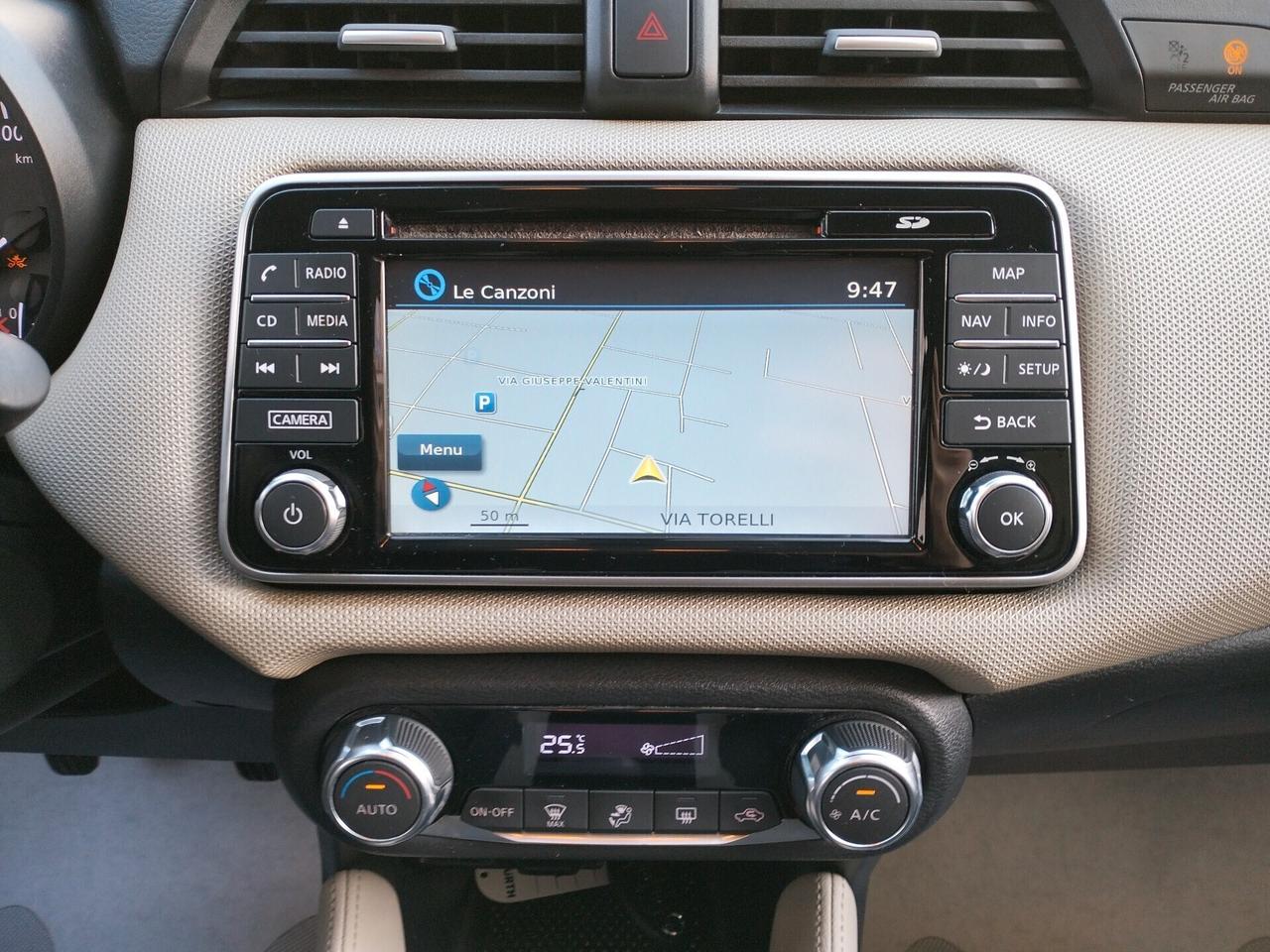 Nissan Micra V 2017 1.5 dci Tekna 90cv * DIESEL * SOLI 69.000 KM *