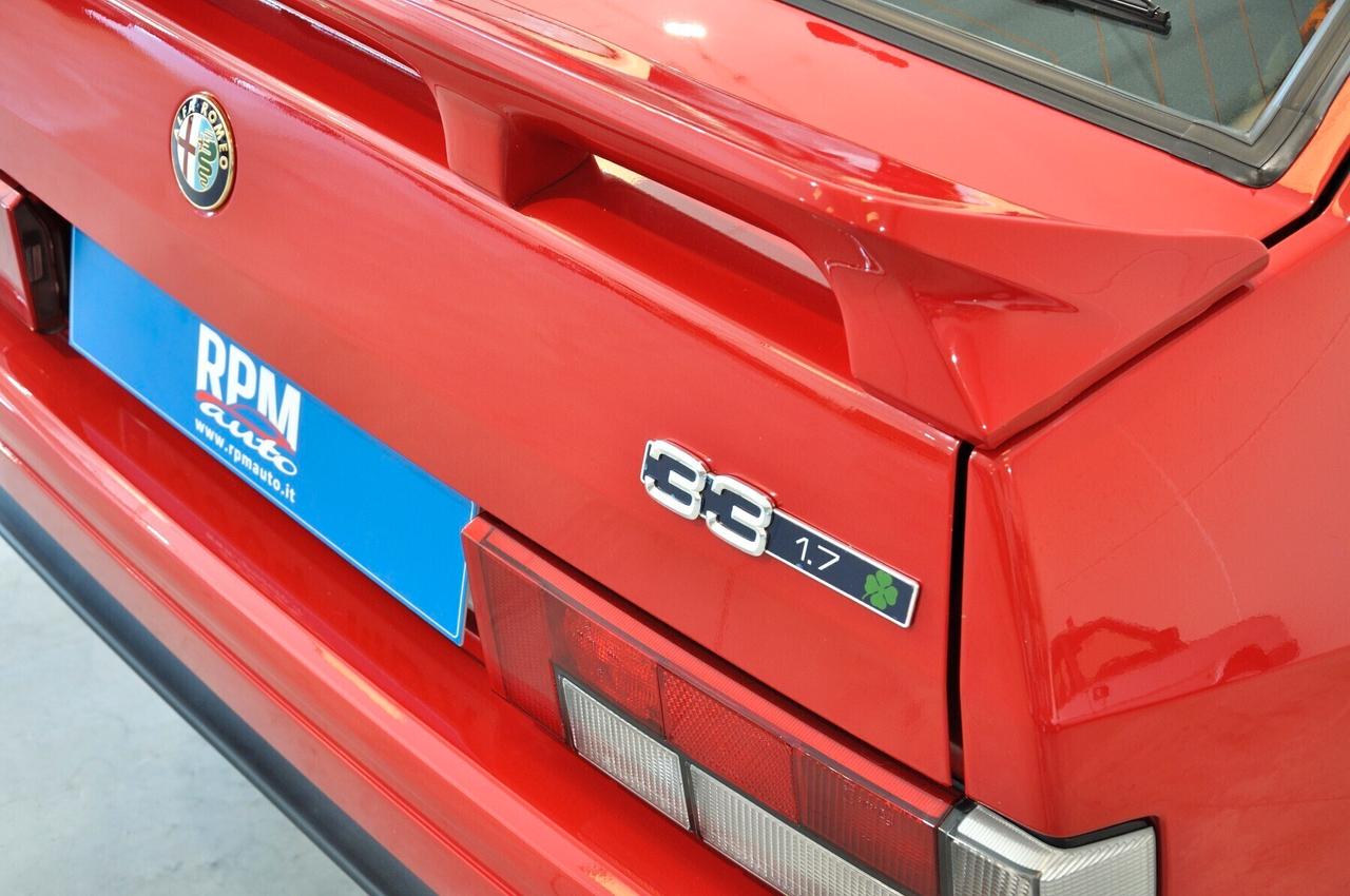 Alfa Romeo 33 1.7 Quadrifoglio Verde carburatori pari al nuovo!