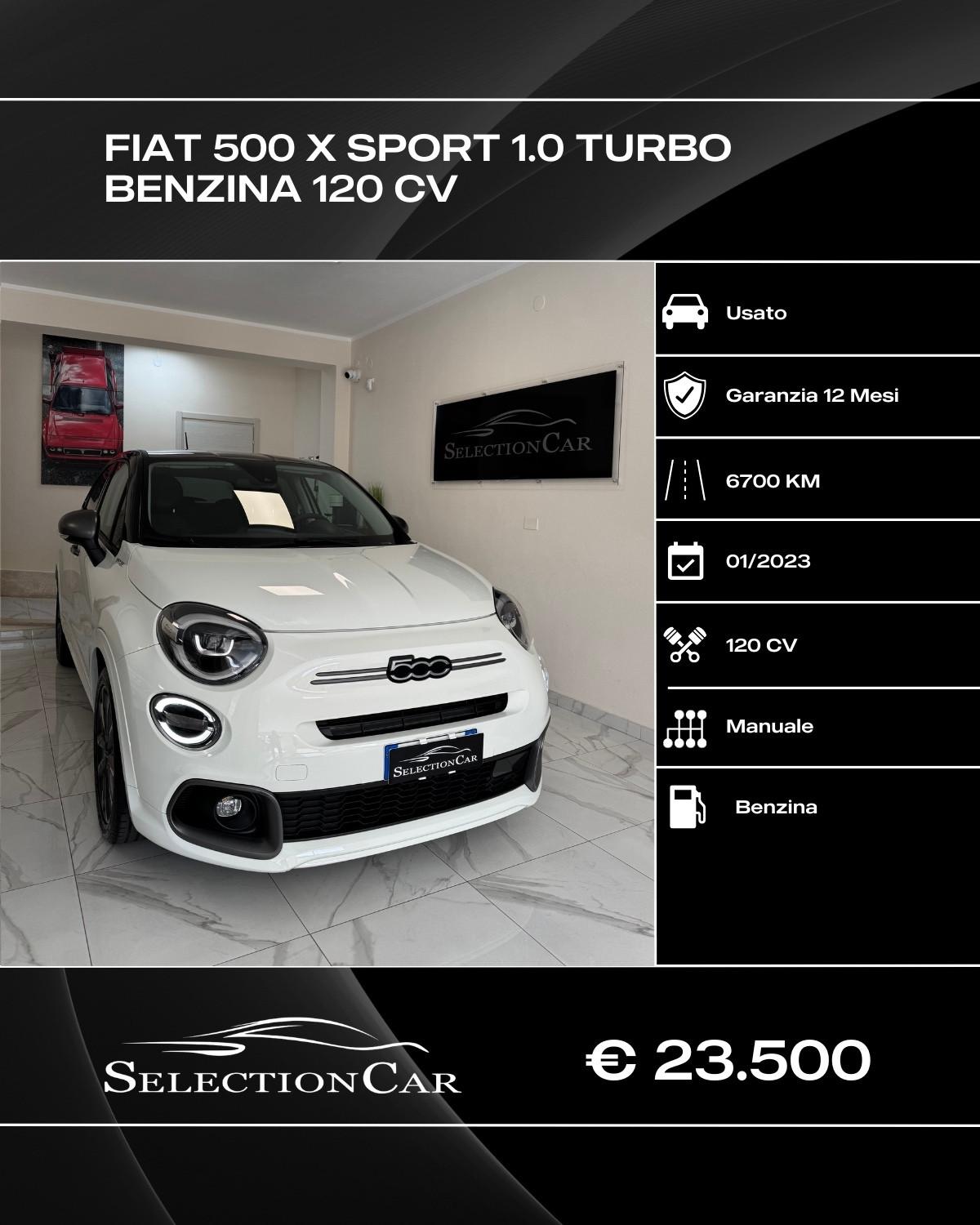 Fiat 500X 1.0 T3 120 CV Sport
