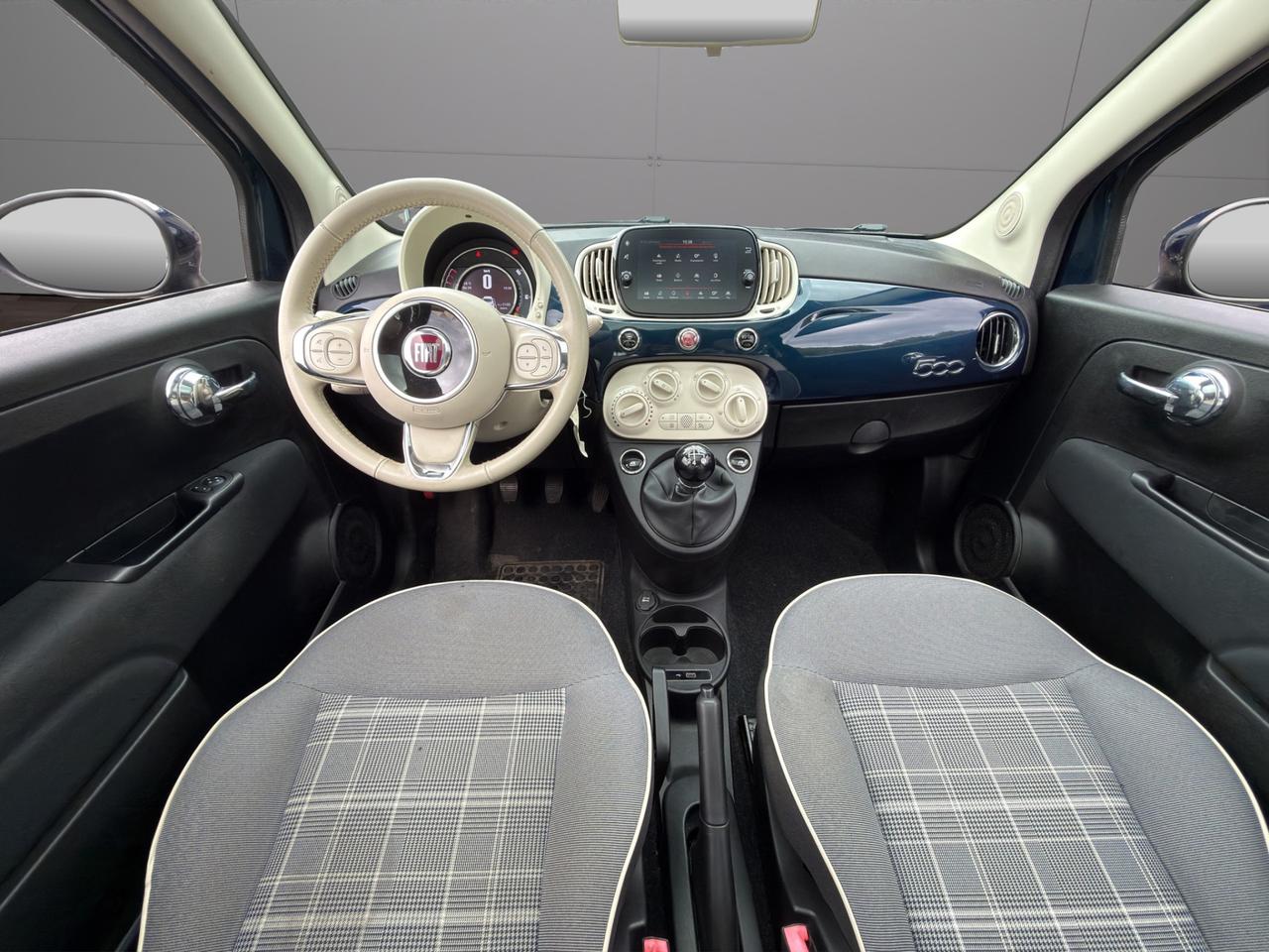 Fiat 500 1.2 Lounge 69cv - Unipro - Promo Finanziamento - Tagliandi certificati - Uconnect 7" - Tetto panoramico - Garanzia