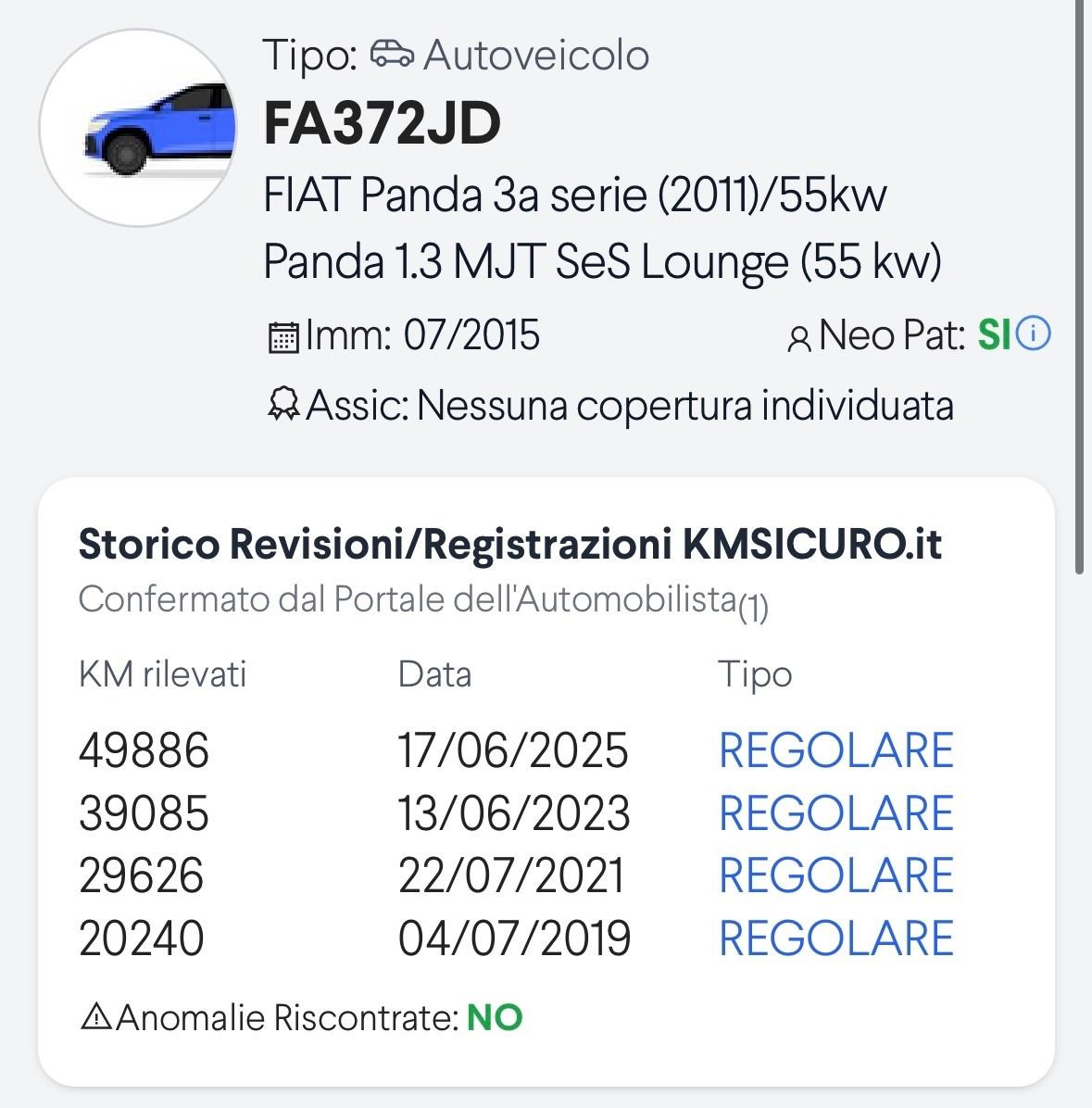 Fiat Panda 1.3 MJT S&S Easy