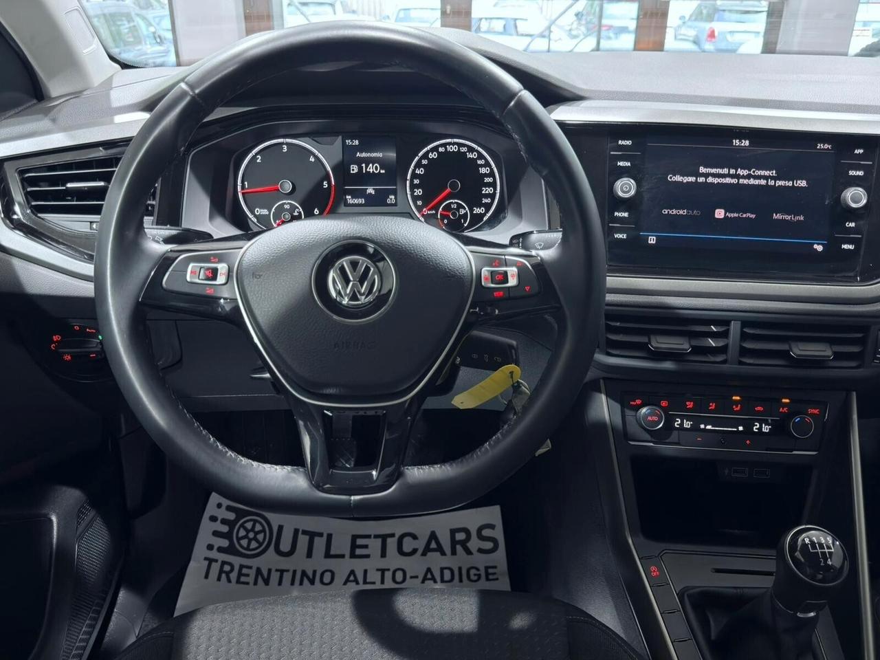 VW POLO 1.6TDI 95CV 5P 2020 UNICOPROPRIETARIO