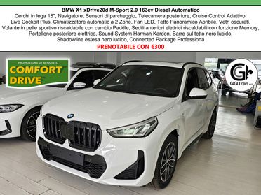 BMW X1 20d xDrive MSport Tetto Navi C.18" Cam M-Sport Nav
