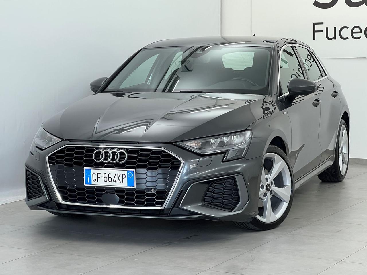 AUDI A3 IV 2020 Sportback A3 Sportback 30 2.0 tdi S line edition s-tronic