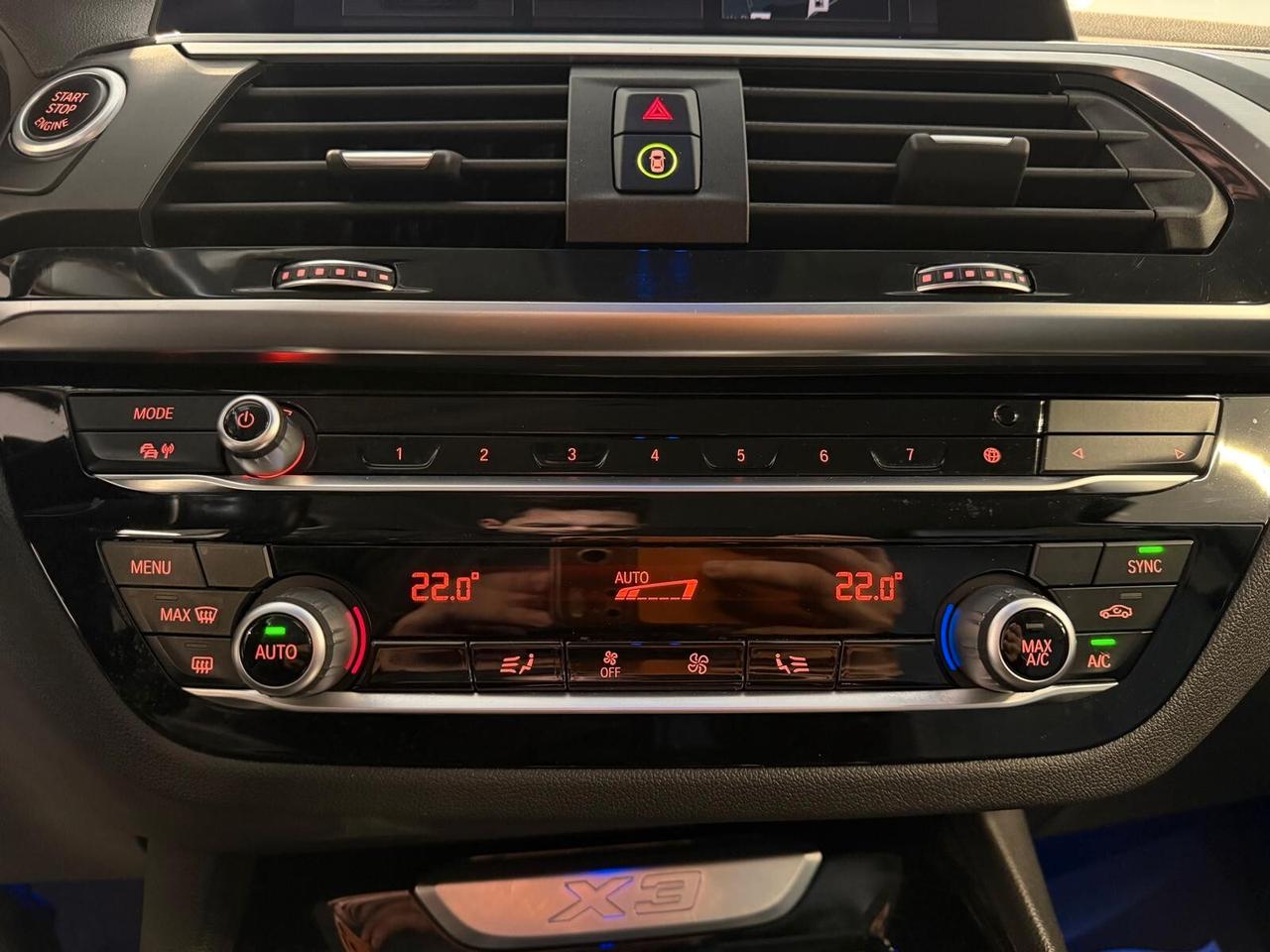 BMW X3 20D X-DRIVE X-LINE 190CV MHEV PELLE NAVI CAM ANNO 2021