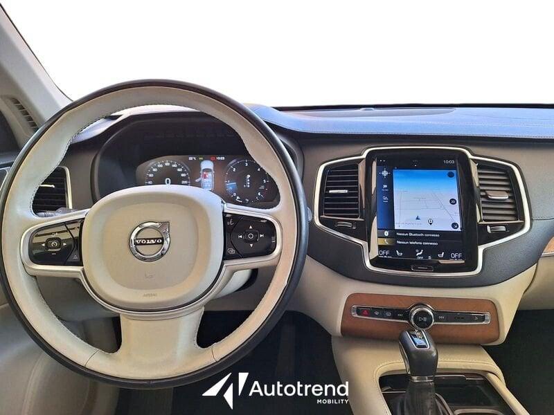 Volvo XC90 D5 235 + 14 CV AWD Automatica NAVI LED Inscription 7 posti