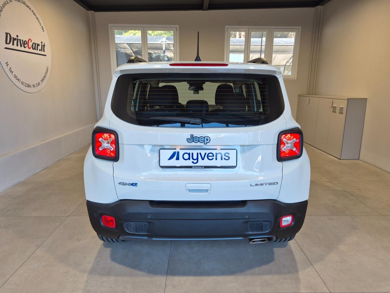 Jeep Renegade 1.3 PHEV 190CV LIMITED 4XE AUTOMATICA APPLE CAR PLAY & ANDROID AUTO ACC SENSORI ANTERIORI E POSTERIORI C.17