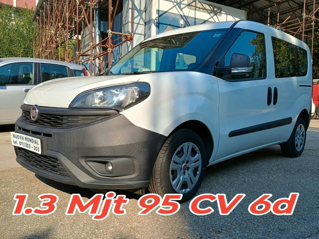 FIAT DOBLO' 1.3 MJT 95 CV AUTOCARRO 5 POSTI