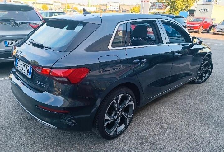 Audi A3 SPB 35 TDI S tronic Business Advanced 3 anni garanzia