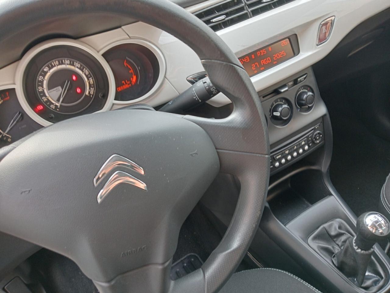 Citroen C3 benzina Live Edition euro 6 Uniproprietario