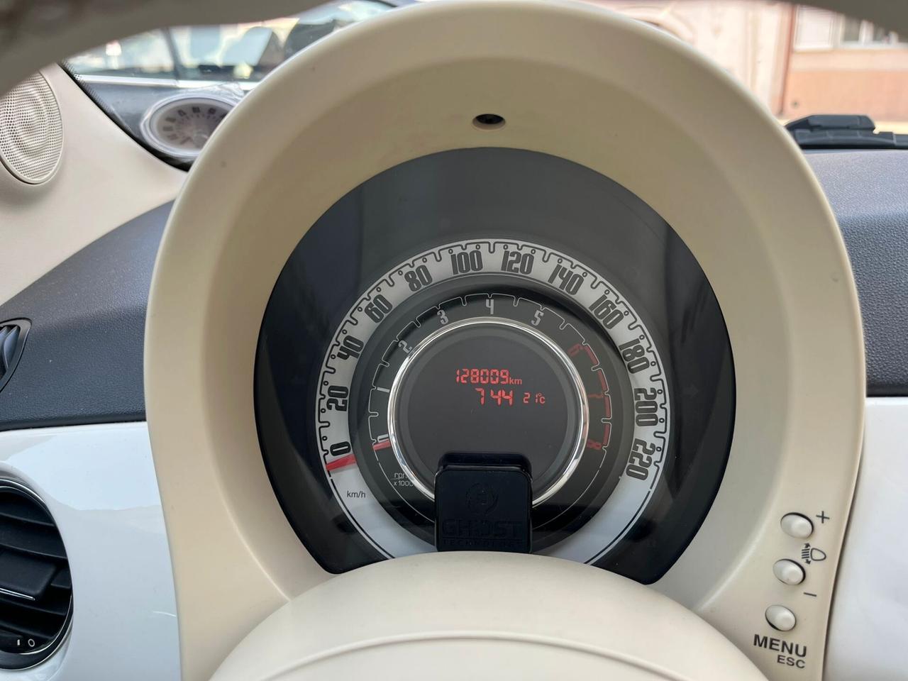 FIAT 500 1.2 LOUNGE 128000KM 2013 DISTRIBUZ ESEGUITA PERFETTA