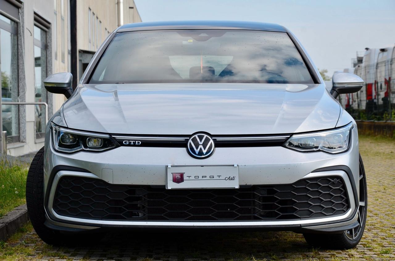 GOLF GTD 2.0 TDI 200cv DSG 5p, UNICOPROPRIETARIO, UFF ITALIANA, EURO 6D, TETTO, IQ LED, 19", PERMUTE