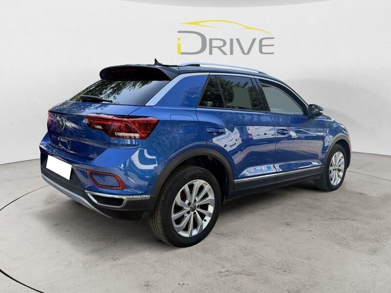 Volkswagen T-Roc T-Roc 1.0 tsi Style 110cv BICOLORE "BLUE RAVENNA "