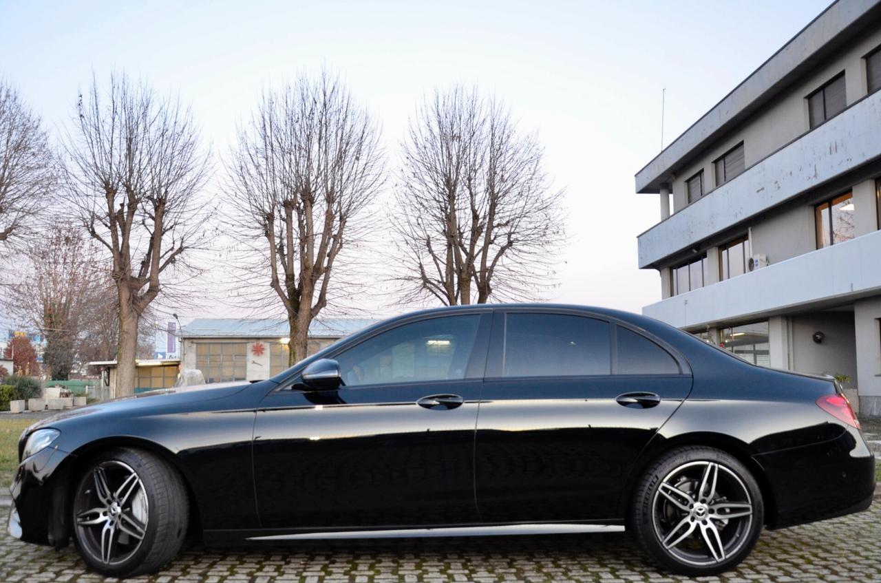 MERCEDES-BENZ E220d PREMIUM AMG 194cv AUTO, SERVICE UFF MERCEDES, UFF ITALIANA, EURO 6C, TOTAL BLACK, FARI FULL LED, RETROCAMERA, PERMUTE