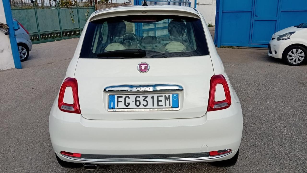 Fiat 500 lounge-1.3 mjt-95cv-12/2016