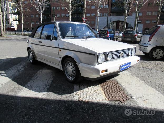 VOLKSWAGEN Golf Cabriolet 1600 GL ISCRITTA ASI-I