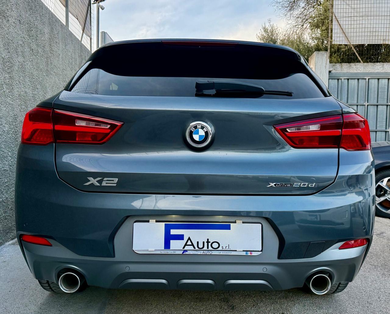 Bmw X2 xDrive20d Msport,LED multicolore,alcantara con cuc.gialle,cerchi neri,FULL OPTIONAL