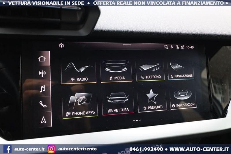 Audi A3 Sportback 35 TFSI Advanced LED 1.5 150CV