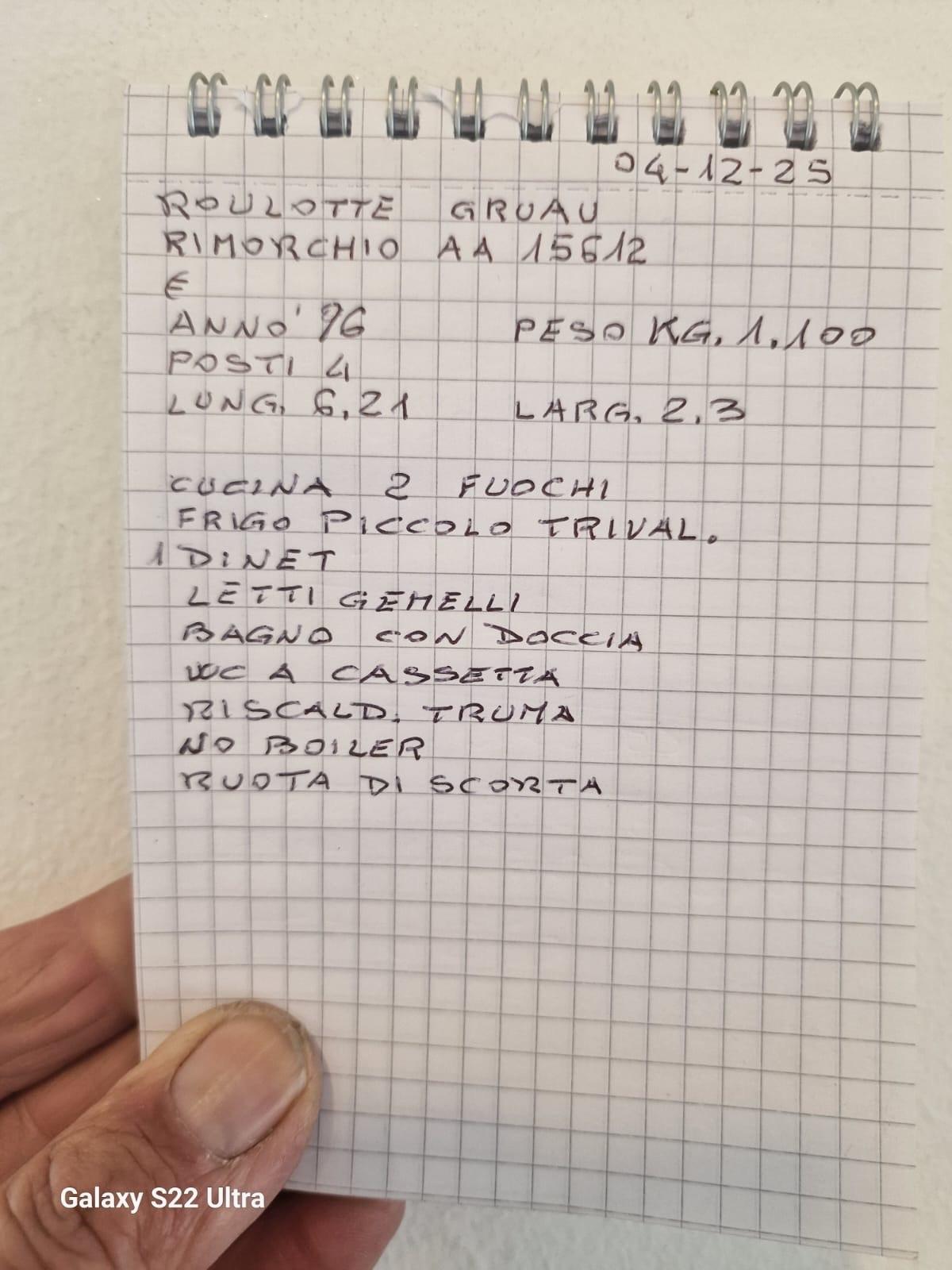 Caravan GRUAU del 1996 in saldo 156