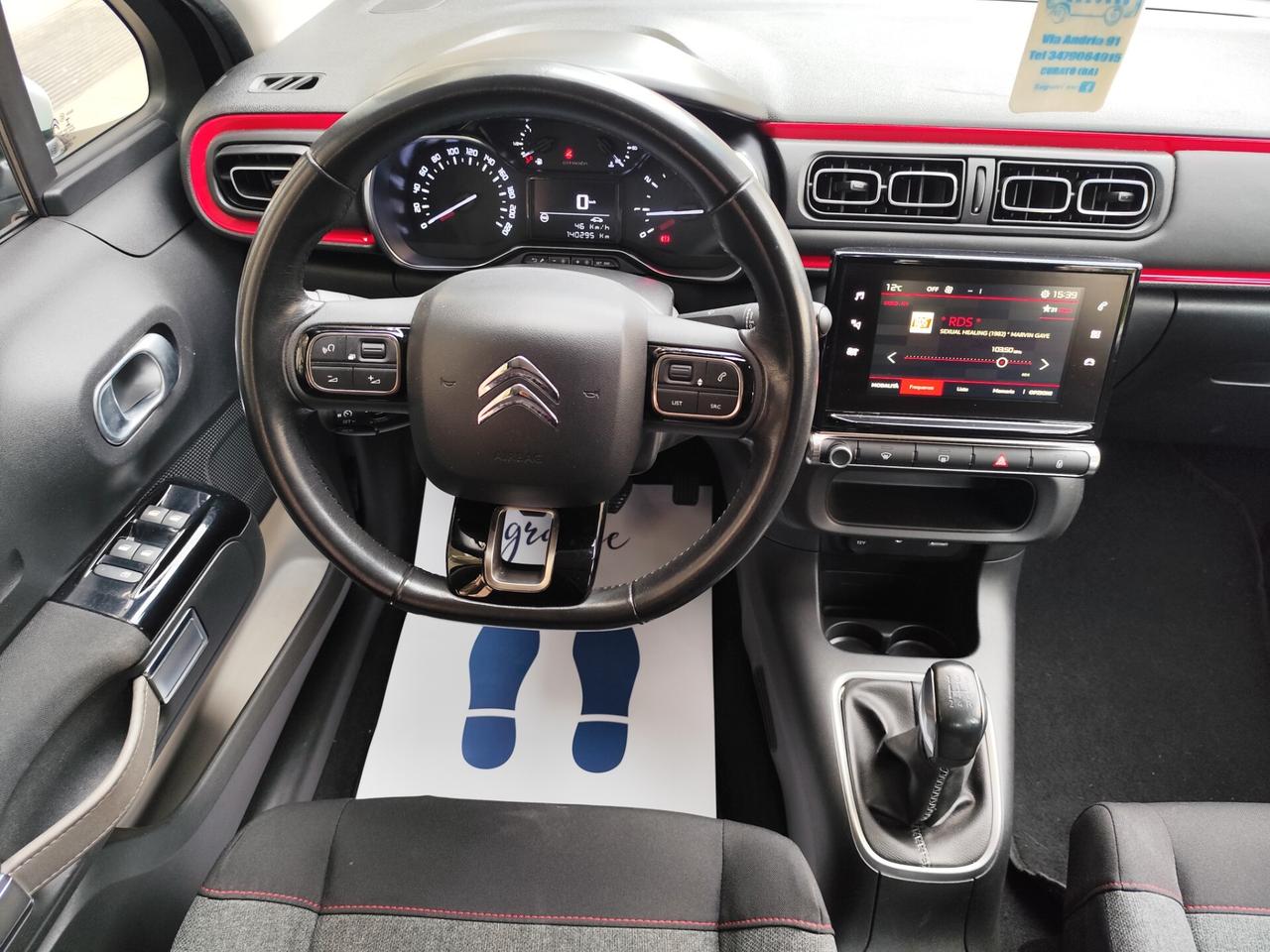 Citroen C3 1.6 BlueHDi 100CV Shine PERFETTA