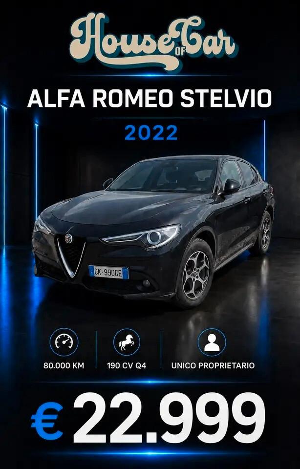 Alfa Romeo Stelvio 2.2 Turbodiesel 190 CV AT8 Q4 Super Business