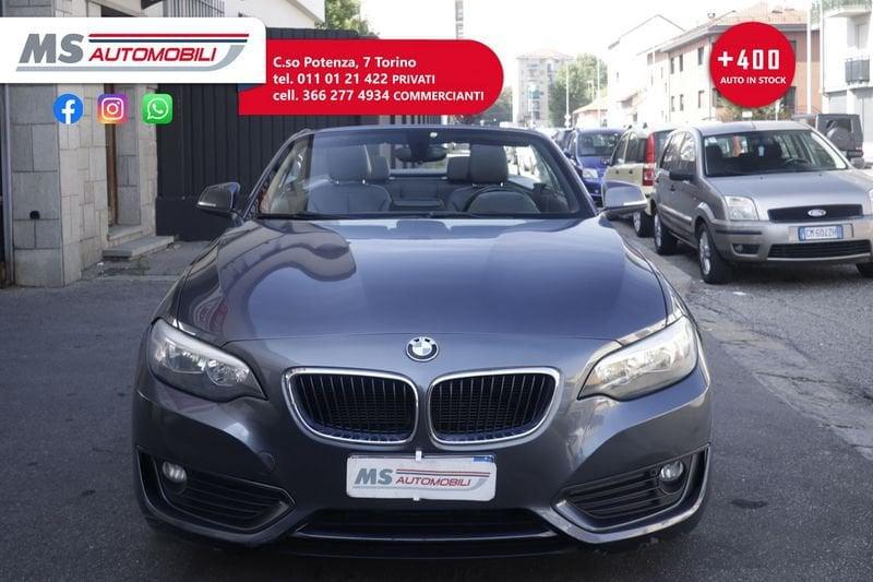 BMW Serie 2 Cabrio BMW Serie 2 Cabrio 218d Cabrio Luxury Unicoproprietario