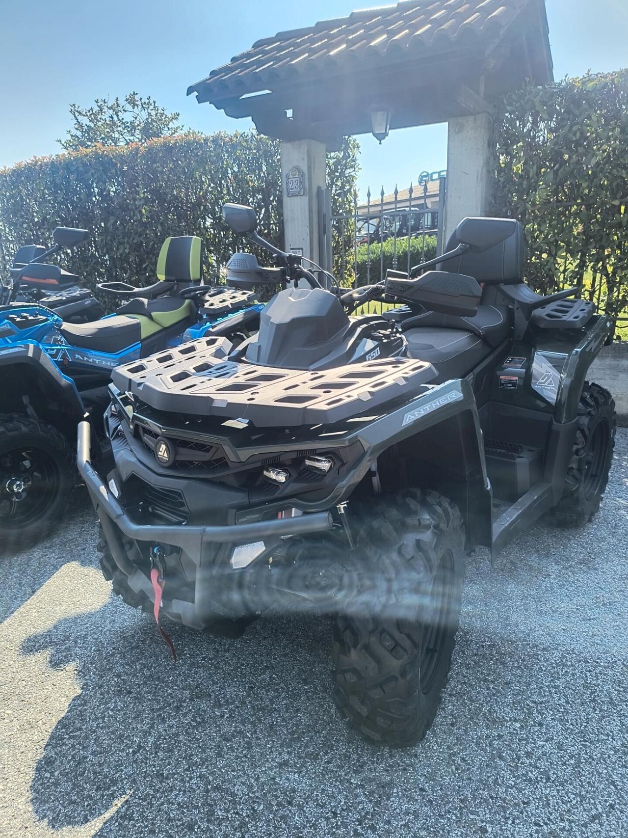 QUAD AGRICOLO ANTHER 650 TARGA GIALLA