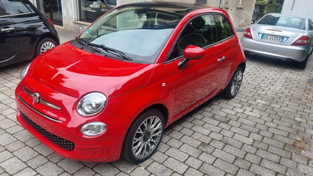 Fiat 500 lounge benzina 69 cv anno 2018 km 57000