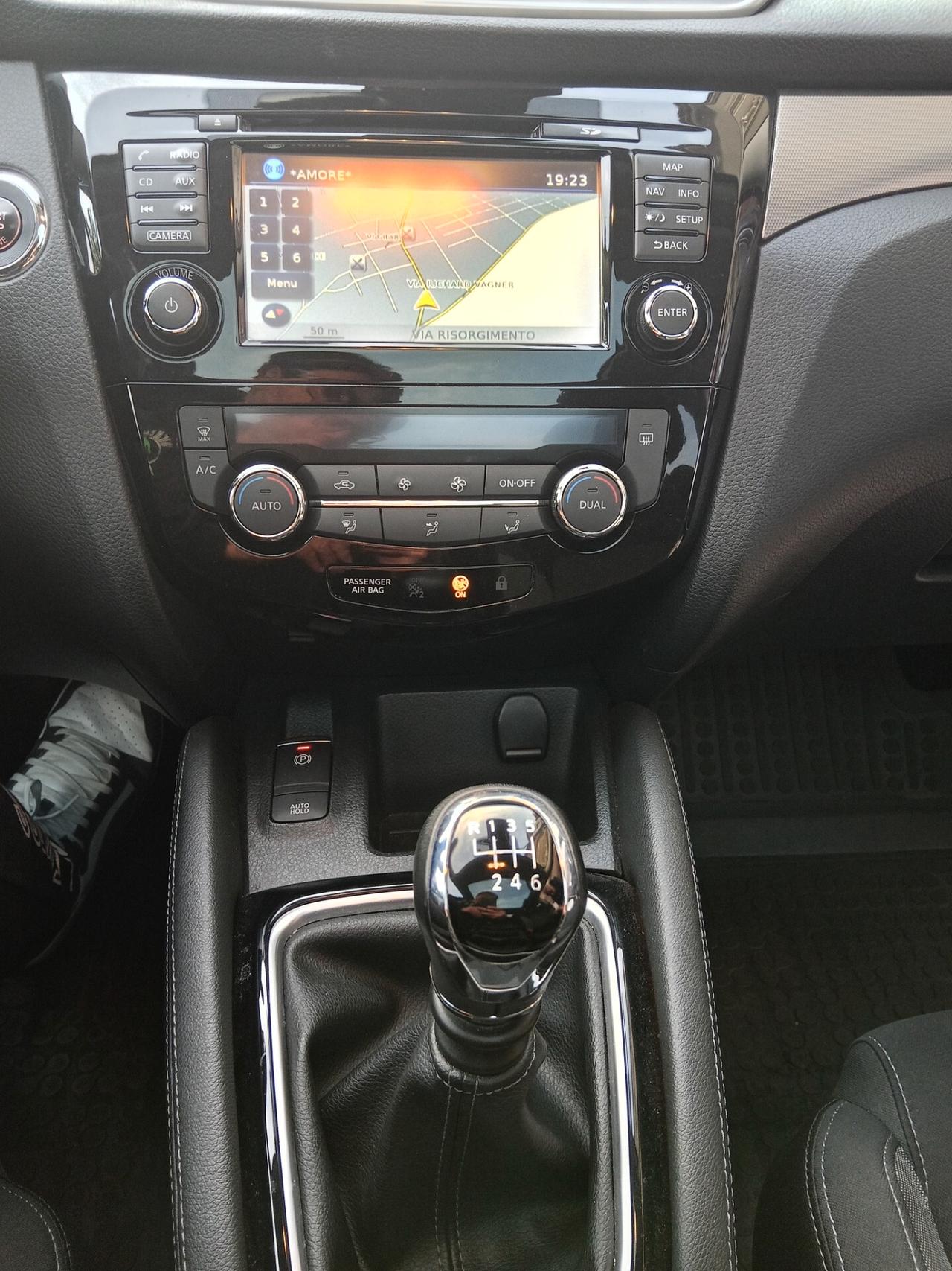 Nissan Qashqai 1.5 dCi 115 CV Tetto-Navi km certificati 1 proprietario