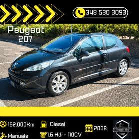 Peugeot 207 1.6 HDi 110CV 3p. XS