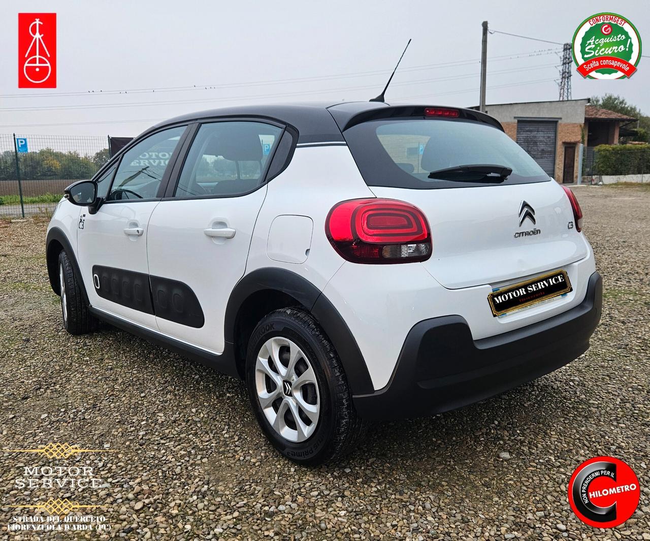 Citroen C3 1.2 benzina 65000km da 79€ mese
