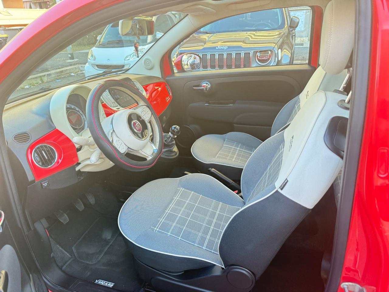 Fiat 500 1.2 EasyPower Lounge GPL LED PANORAMA CLIMA AUTOMATICO PDC PELLE CERCHI 15
