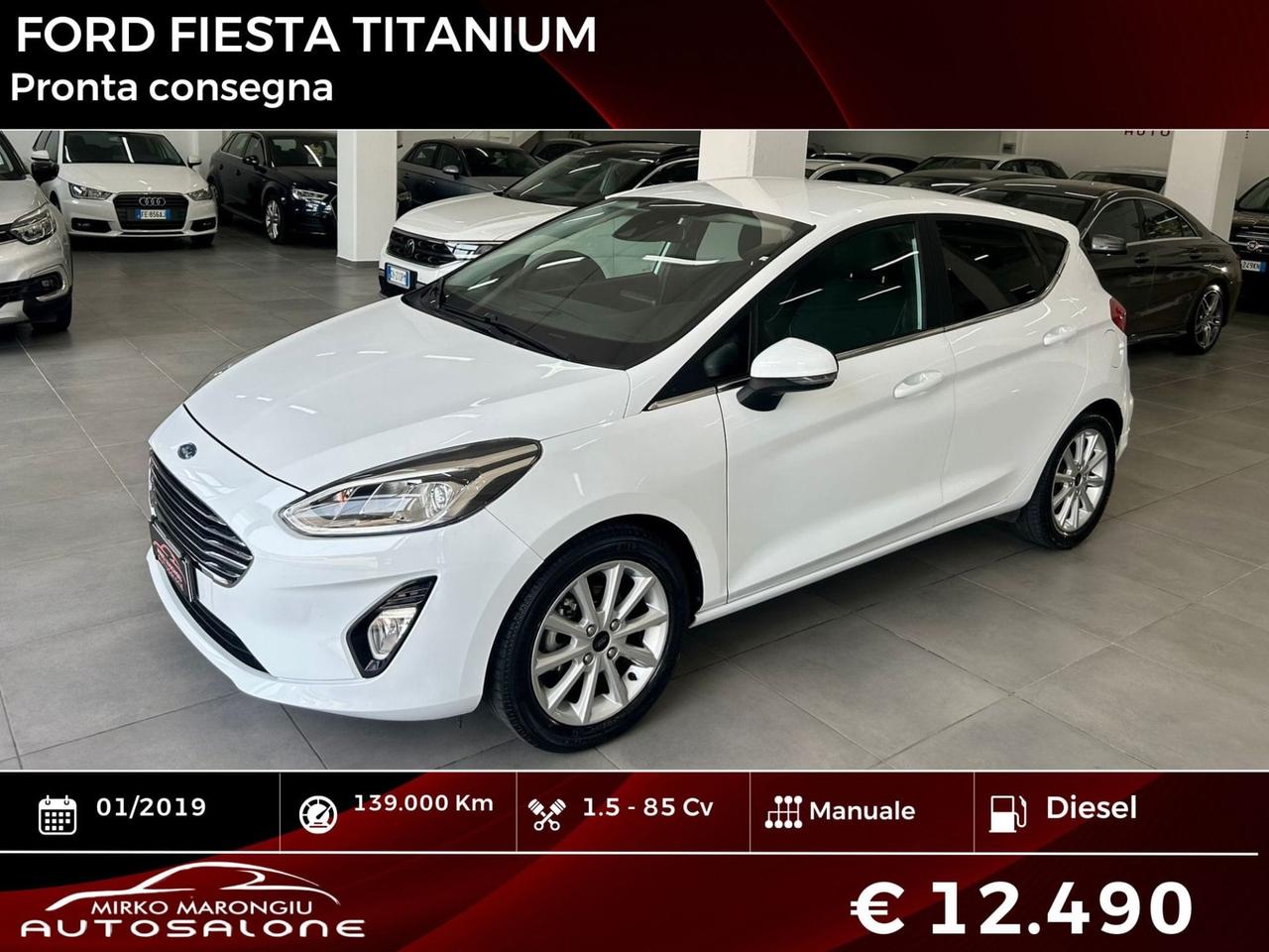 Ford Fiesta 1.5 TDCi 5 porte Titanium FINANZIABILE