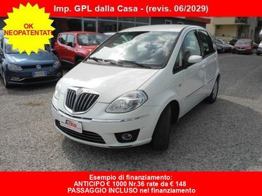 LANCIA MUSA 1.4 Ecochic GPL -Ok NEOPAT.-UniPROPR.-"LEGGI NOTE"