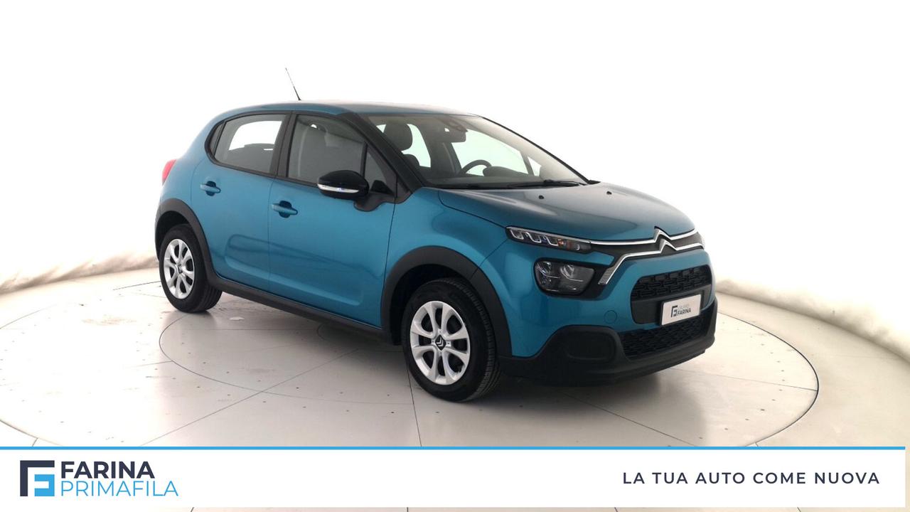 CITROEN C3 III 2017 - C3 1.2 puretech Feel s&s 83cv neopatentati my20