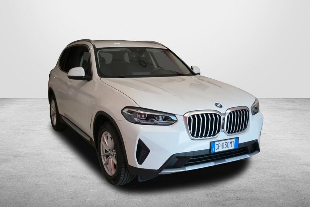 BMW X3 20D 150CV STEPTRONIC 48V S-DRIVE BUSINESS ADVANTAGE ( FARI LED ADATTIVI - BMW DIGITAL COCKPIT - PELLE - CLIMA TRIZONA - NAVI - MIRROR - PARK ASSISTANT - CERCHI 18 ) KM 34000