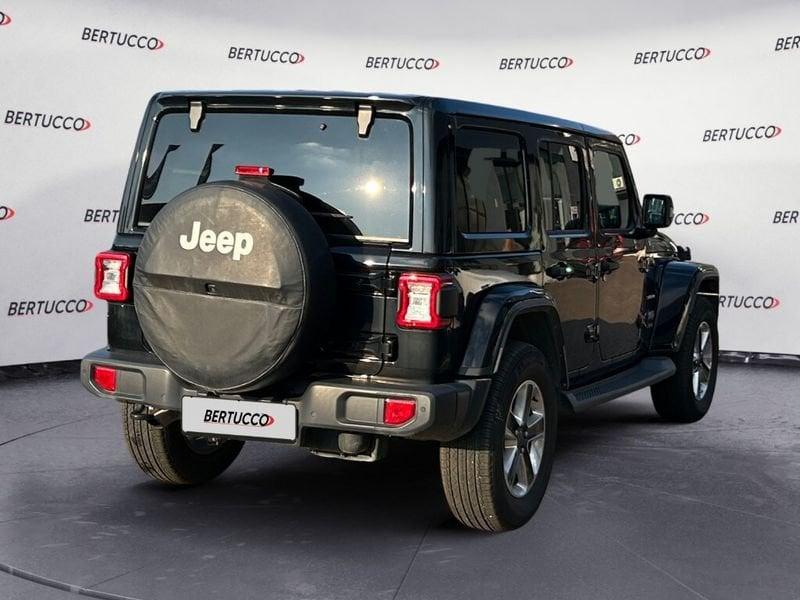 Jeep Wrangler 4ª serie Unlimited 2.2 Mjt II Sahara