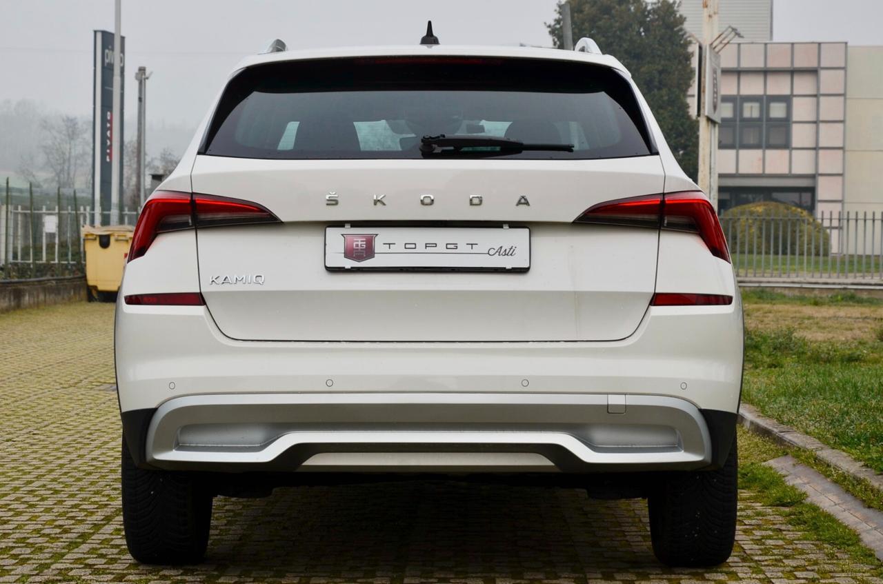 SKODA KAMIQ 1.0 TSI SCOUTLINE 110cv DSG, UNICO UTILIZZATORE, SERVICE SKODA, UFF ITALIANA, CRYSTAL LIGHTING, RETROCAMERA, PERMUTE