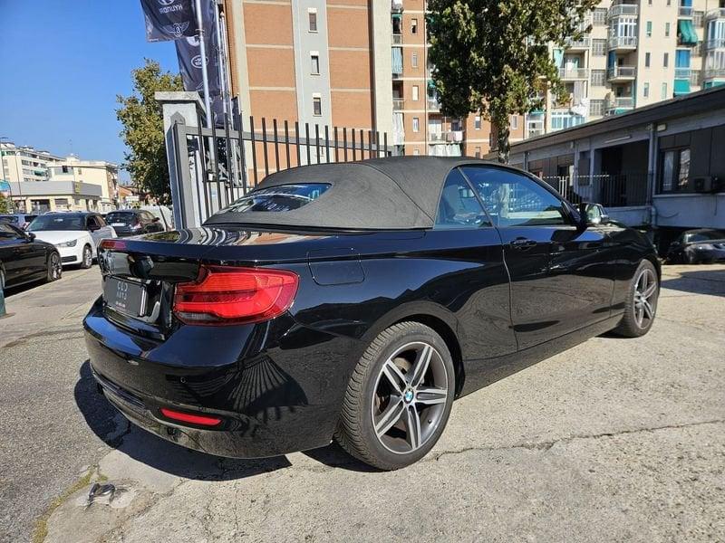 BMW Serie 2 220d Cabrio Luxury auto my18