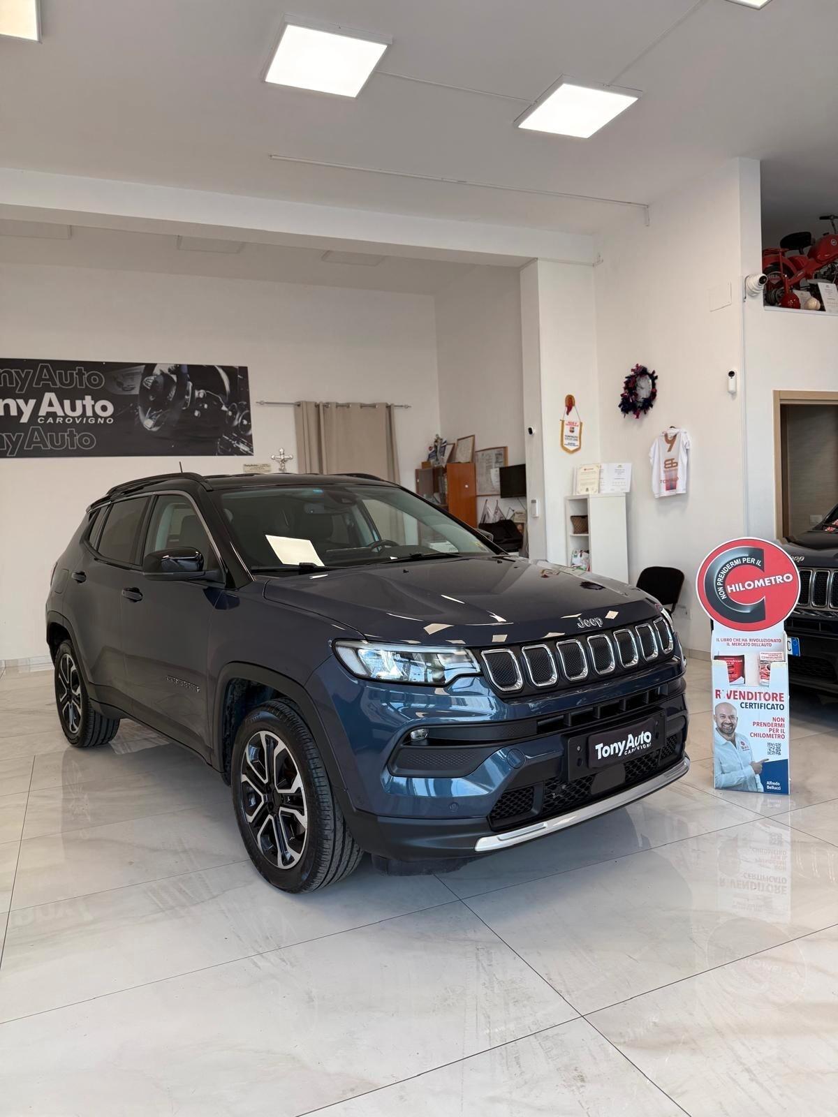 Jeep Compass 1.6 Multijet II Limited 130 C.V CON APPLE CARPLAY,VIRTUAL COCKPIT,TELECAMERA,NAVI